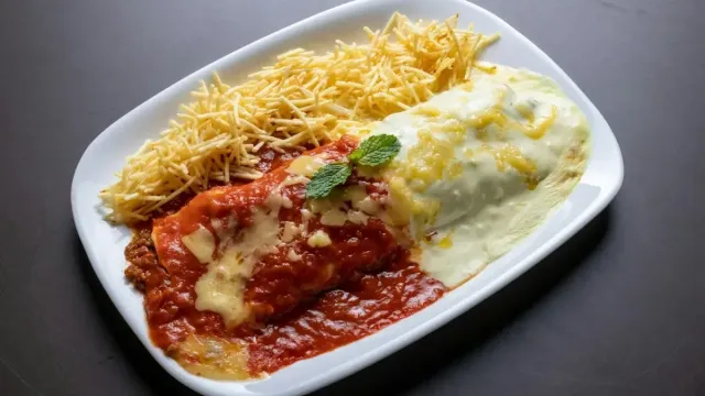 Köz Patlıcanlı Makarna