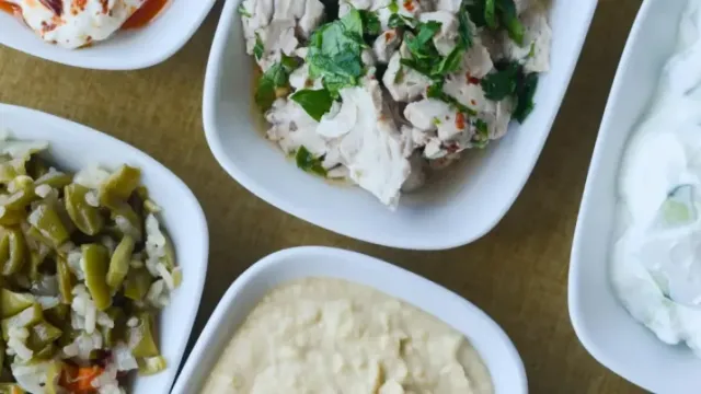 Antep Fıstıklı Yoğurtlu Patlıcan Ezmesi