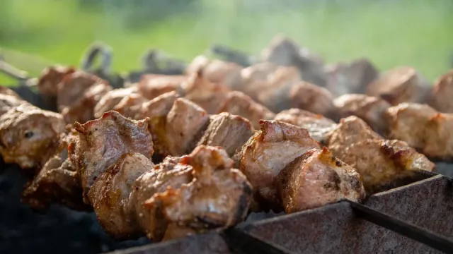 Fırında Nane Soslu Şiş Kebap