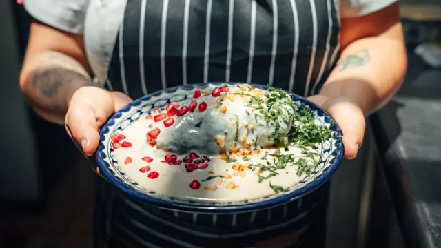 Kuzu Etiyle Yapılan Kıymalı Kabak Dolması