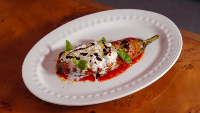 Fırında Patlıcan Kebabı - Antep Usulü