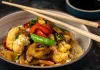 Fırında Baharatlı Karnabahar Pilavı (Vegan, Glutensiz)